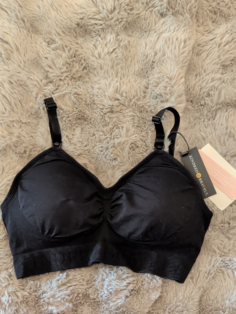 Kindred Bravely Black Sublime Breastfeeding Nursing Bra